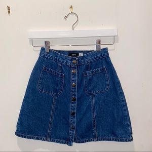 BDG jean skirt